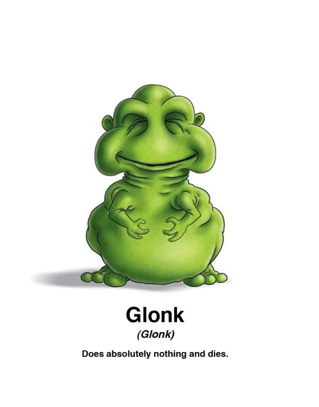 Glonk Character